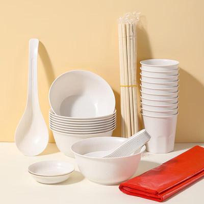 Meiliya 10-Person Disposable Tableware Set
