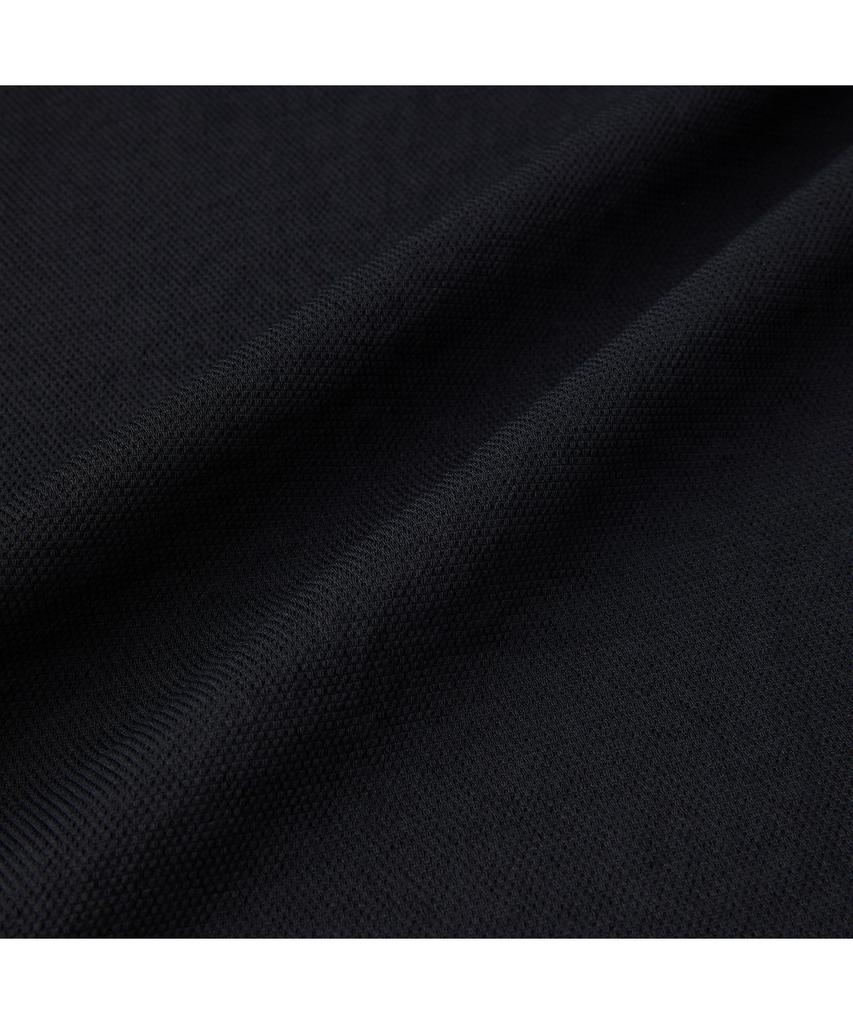 Henlikoteun [Imported Fabric] Woven Collared Short Sleeve T-Shirt Ahtam26401Bkx