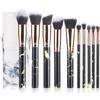New 10 Makeup Brush Set Full Marble Beauty Tool Set Brush Blush Eyeshadow Brush