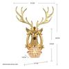 Deer Antler Wall Lamp: European Creative Lighting for Living Room, TV Background, or Bedside Décor