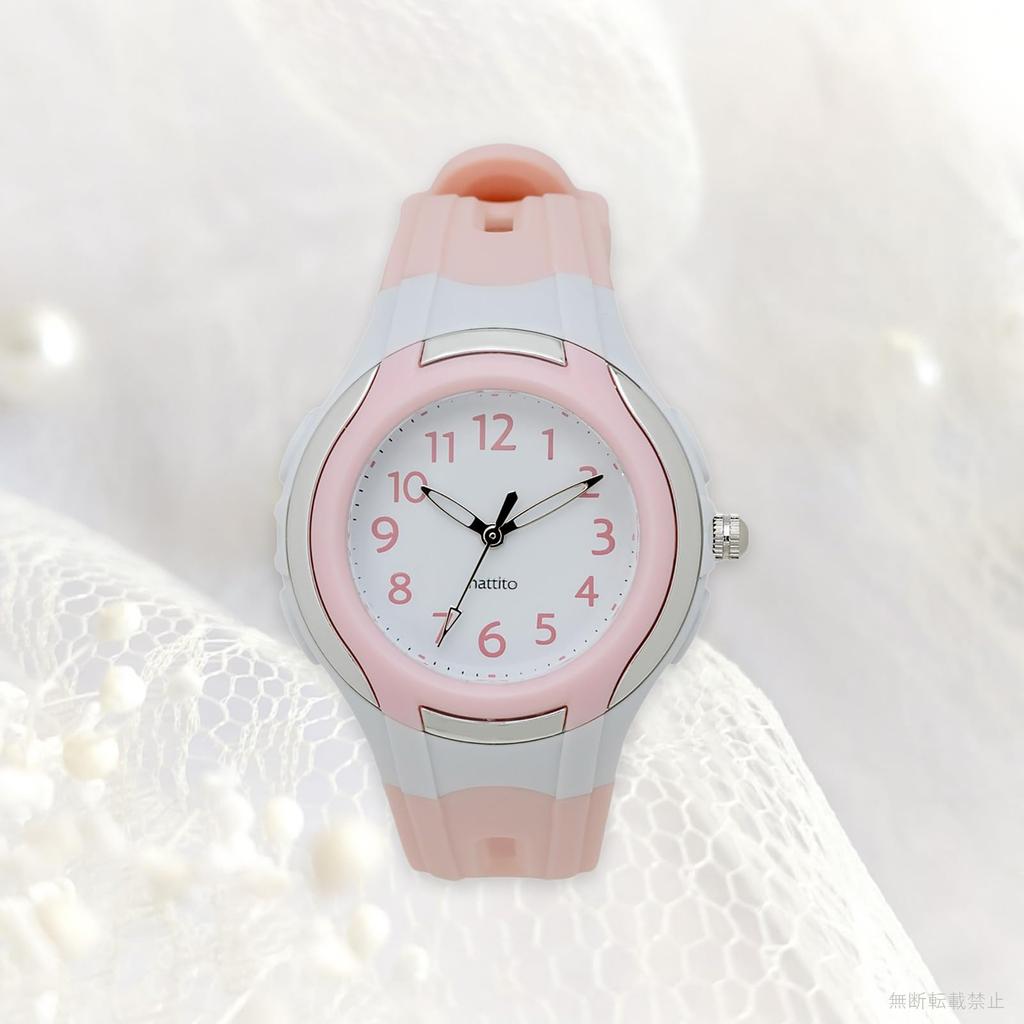 [Fieldwork] Women's Watch Analog Urethane Belt Pink YM103P-3