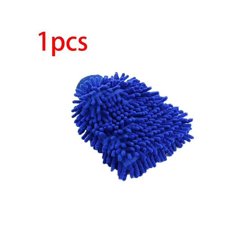 

1/2 шт. Плюшевые перчатки из шенилла для чистки автомобиля, Утолщенные двусторонние инструменты для чистки автомобиля, Перчатки из ультратонкого волокна для мытья автомобиля