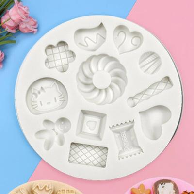 1PC Donuts Lebkuchen Süßigkeiten Silikonformen Kuchen Dekoration Zucker Kunst Schokolade Backen Werkzeuge Küche Liefert