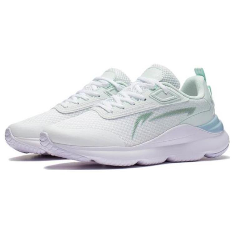 Li Ning Slip Resistant, Abrasion Resistant, Breathable Low Top Sports Casual Shoes Women's Cyan AGLS126-4