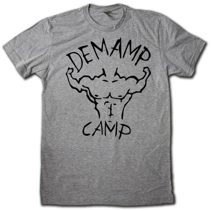 Demamp Camp Workout T-Shirt - Workaholics Adam Blake & Ders Weightlifting Tee 2XL