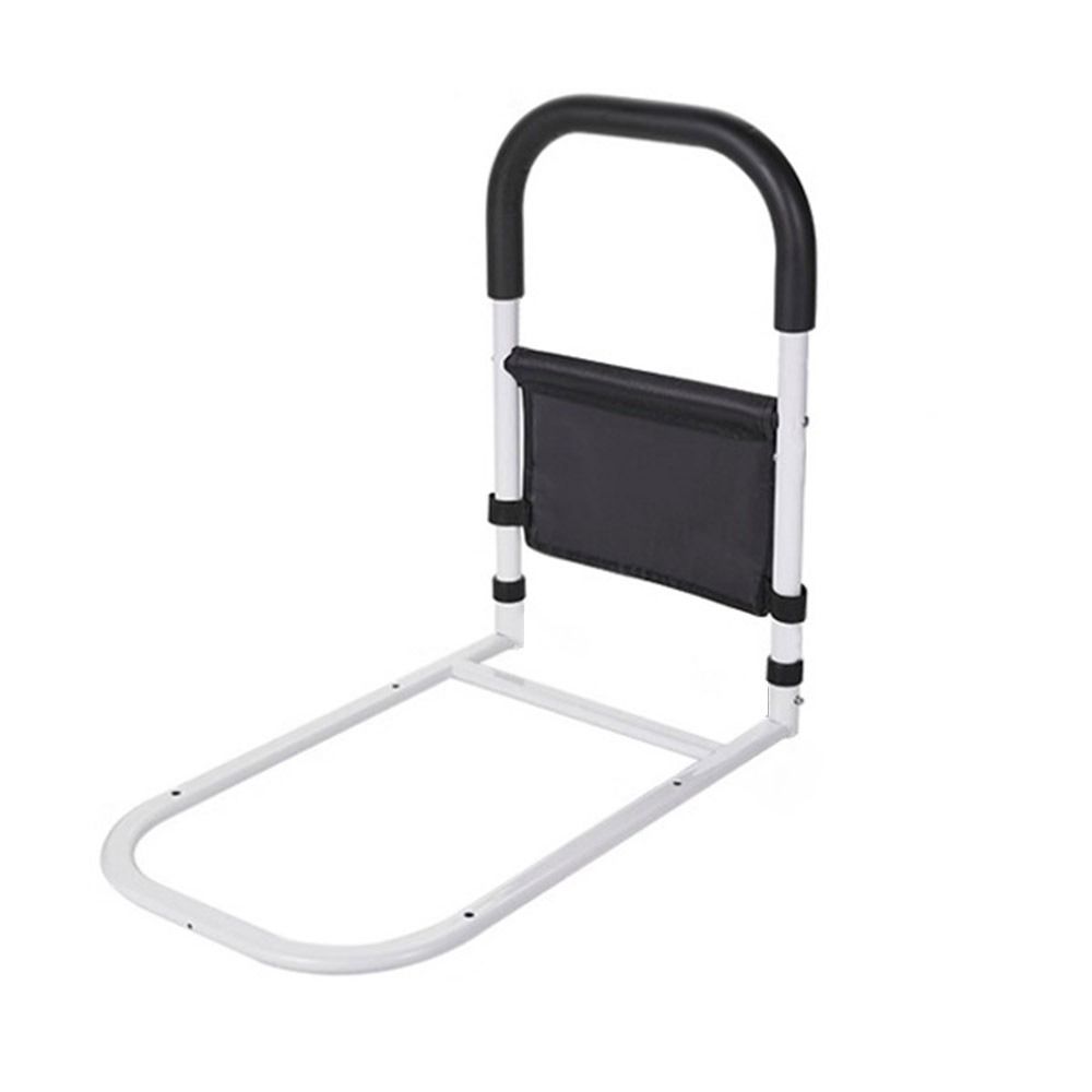 Anti-fall Elderly Assist Bar With Storage Bag Safety Bed Guardrail Assist Frame  for Bedroom