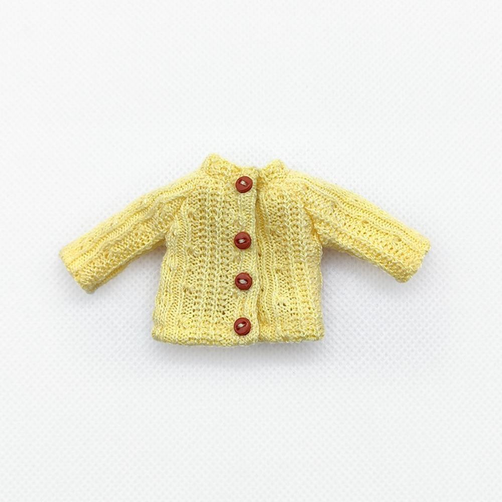 

Разноцветные Аксессуары Топы Мини Детские DIY Подарок Игрушки для кукол 1/11 1/12 Для кукол OB11 жёлтый