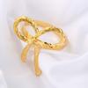 6 Pieces Elegant Bow Knot Napkin Rings Sturdy Tissue Ring Metal Napkin Holder  Festive Occasions