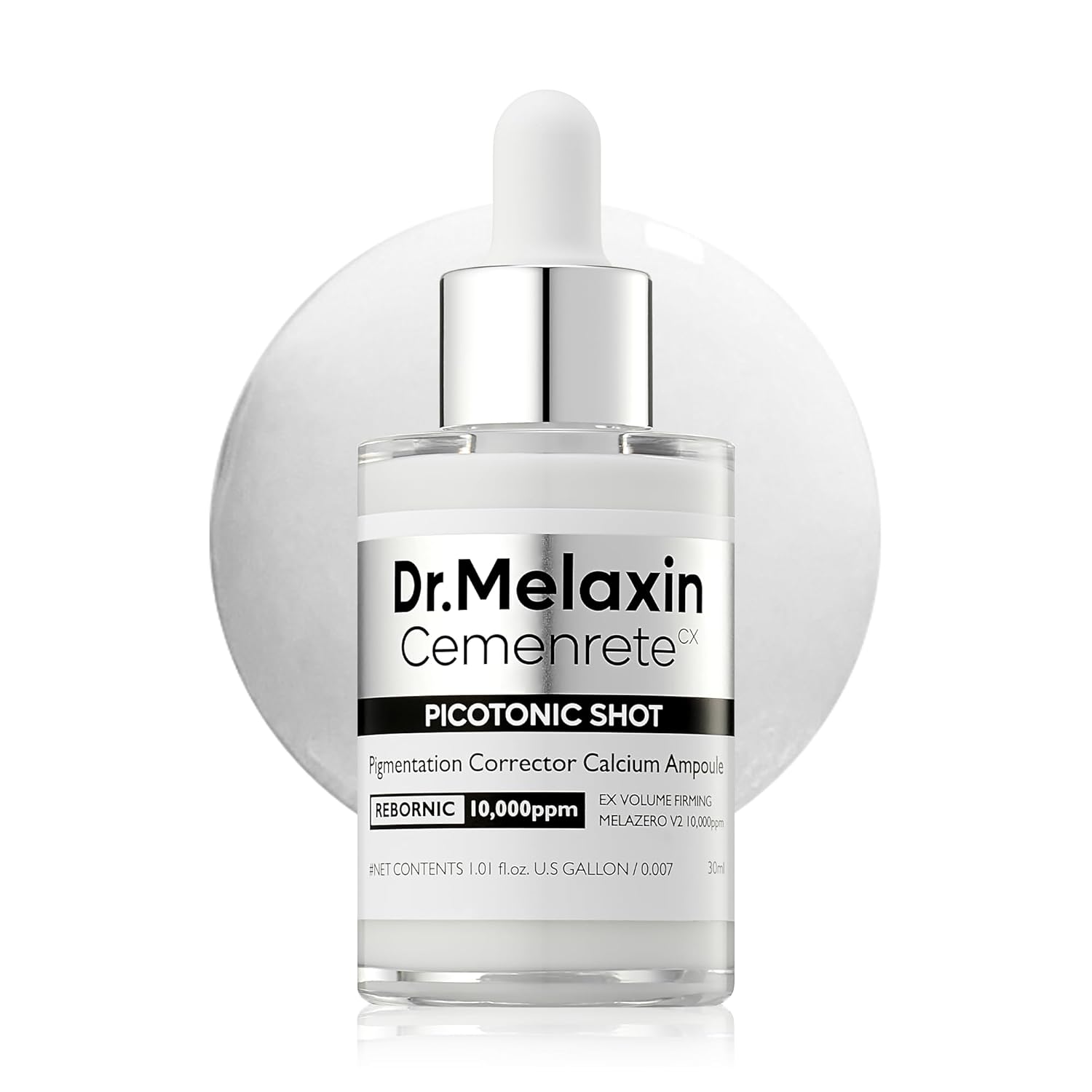 Dr.Melaxin Cemenrete Picotonic Shot Calcium Serum for Firming Density collagen serum Even Skin Tone & Skin Clarity
