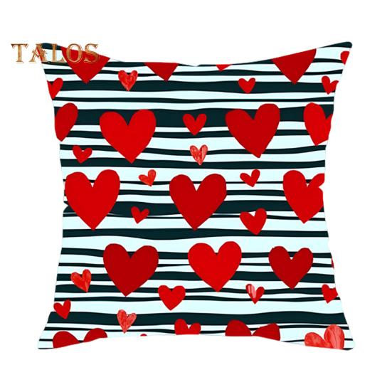 

Наволочка на День Святого Валентина. Квадратна форма. Сердечко. Прикраса для офісного дивана. Наволочка для вітальні. Спальня. Подушка для сидіння автомобіля. 45x45cm A