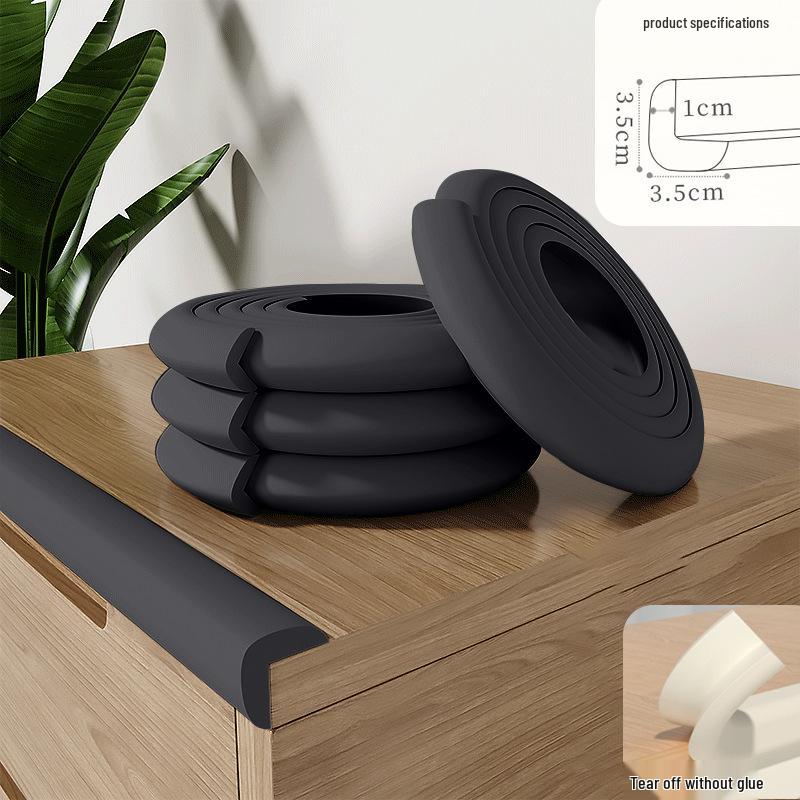 Soft Foam Edge and Corner Anti-Collision Protection Strip for Table, Window, Door, and Sill