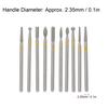 10Pcs Nail Drill Bits Milling Burr Grinder Multi Shape Removal Polishing Manicure Tools