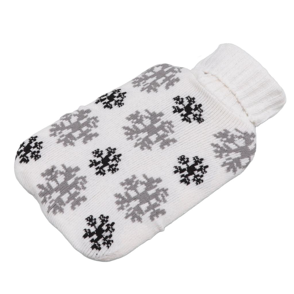 2000ML Hot Water Bottle Hot Water Bag with Soft Knitted Cover for Neck Shoulder Warm for Winter