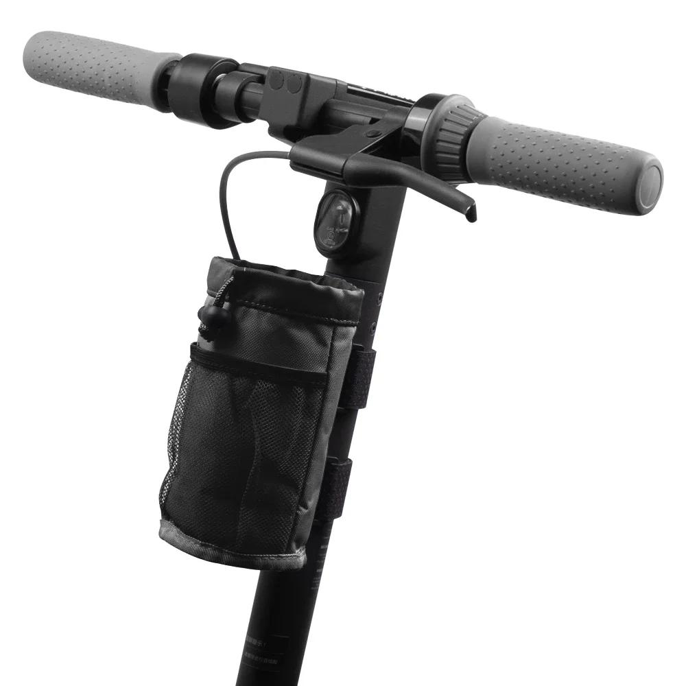 Universal Wasser Flasche Halter Front Pole Lenker Vorbau Thermo Tasche für Ninebot Max G30 G30D ES1 ES2 ES3 Elektrische Roller Teile