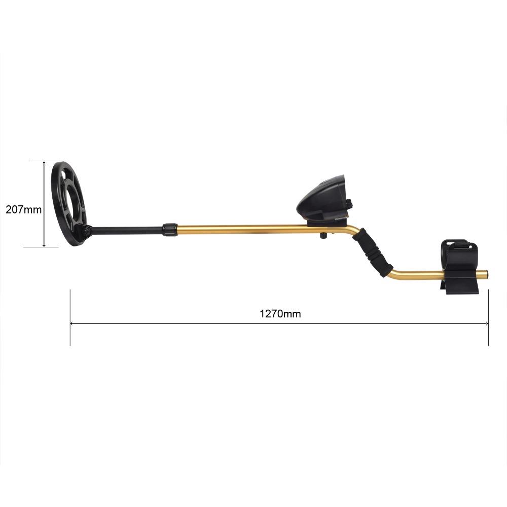 MD3009II Professional Underground Metal Detector Gold Ground Metal Detector Nugget High Sensitivity Sliver Finder Gold Gold & Black