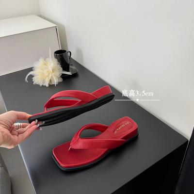 Fashion Shoes Woman 2025 Rubber Flip Flops Slippers Casual Platform Pantofle Hawaiian Luxury New Slides Fashion House Slippers Platform