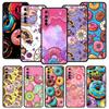 Soft TPU Case For Realme C67 C63 C55 C53 C25 C21 10 11 12 13 GT 2 3 5 Pro Plus 5G Shockproof Phone Cover Donuts Cute Fundas Bags