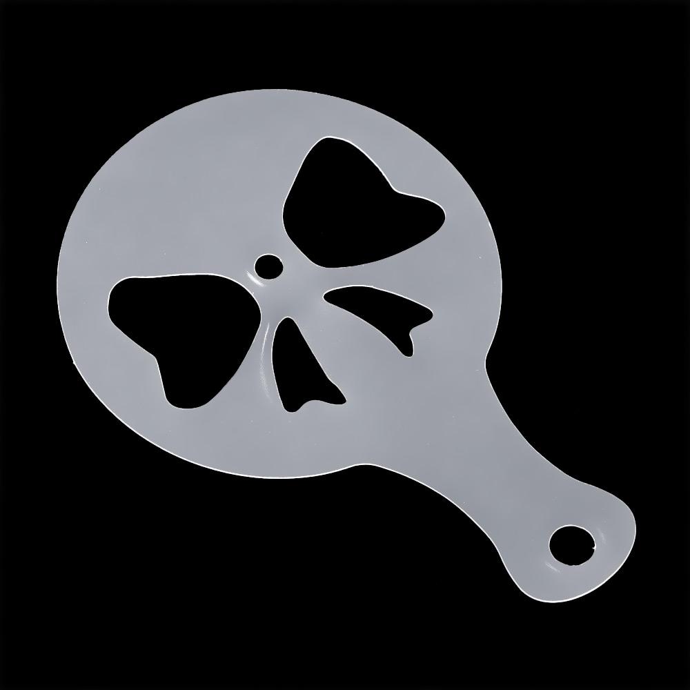 16pcs DIY Latte Cake Foam Tool Coffee Art Stencils Cappuccino Decorating