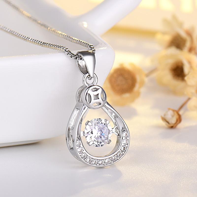 

Женское ожерелье Lindon, кулон из медного сплава, циркон, модный подарок