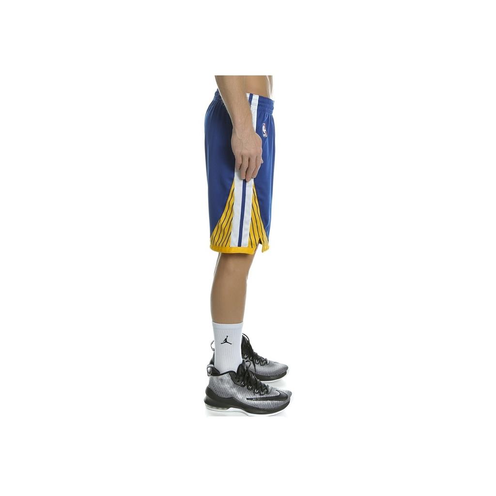 Nike Icon Edition Swingman Golden State Warriors Retro Basketball Shorts Men Bottoms Blue 866809-495