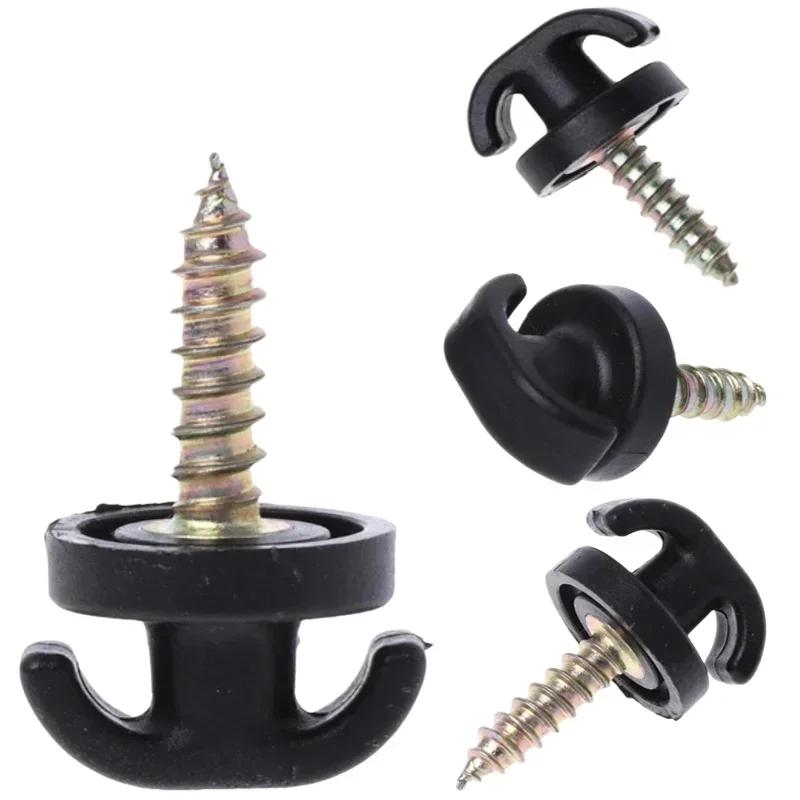 Car Rear Trunk Envelope Cargo Net Tie Down Hook Ring Loop Hanging Hook Flat Vertical Luggage Net Home Hook Retainer Hardware