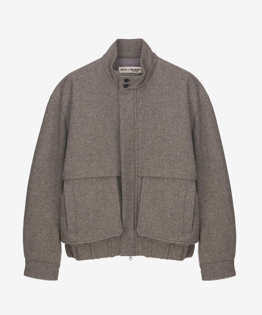 Mindbridge [Hoite] Deformed Tissue Blouson