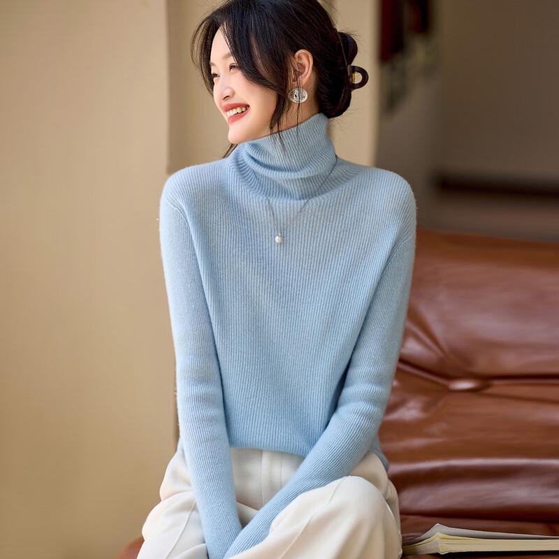 Women's 100% Cashmere Turtleneck Sweater
