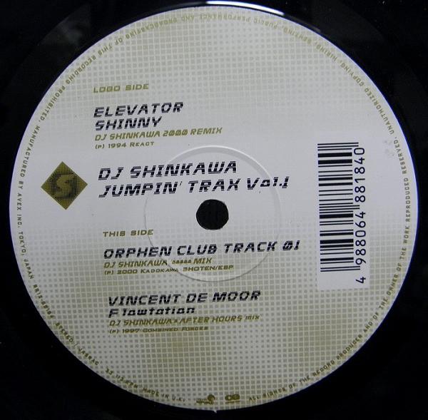 

12inch Record DJ SHINKAWA Jumpin Trax Vol. 1 RR1288184 Rhythm Republic 2000 Japan Dance Electronica Used
