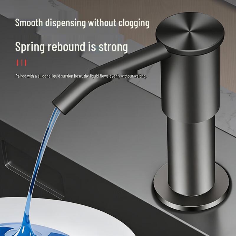 Jingwanhui Sink Soap Dispenser with Storage Rack