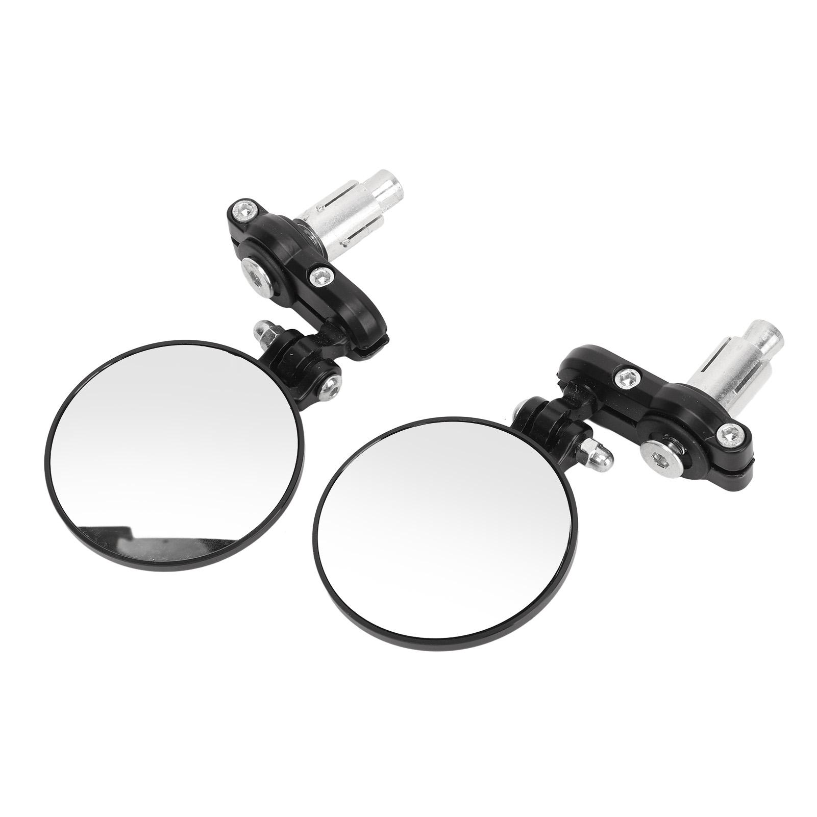 

2 шт. зеркало заднего вида для мотоцикла, 3 дюйма, круглое складное боковое зеркало для руля диаметром 78 дюймов