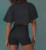 Europäische & Amerikanische 2025 Damen Outdoor Laufen Locker Sitzende Kurzarm Fitness Tops