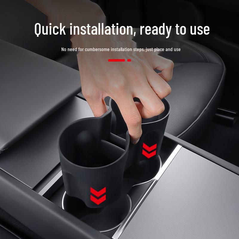 Updated Model 3/Y Center Console Armrest Storage Box for Tesla - Essential Car Accessory