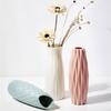 62KD 6PCS Elegant Plastic Flower Holder Vases With Subtle Texture Small Storage Bottle For Home Decoration