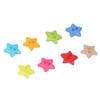 200Pcs Star Buttons Colorful Unique Design Cute Small Decorative Buttons for Sewing Decoration DIY Crafts