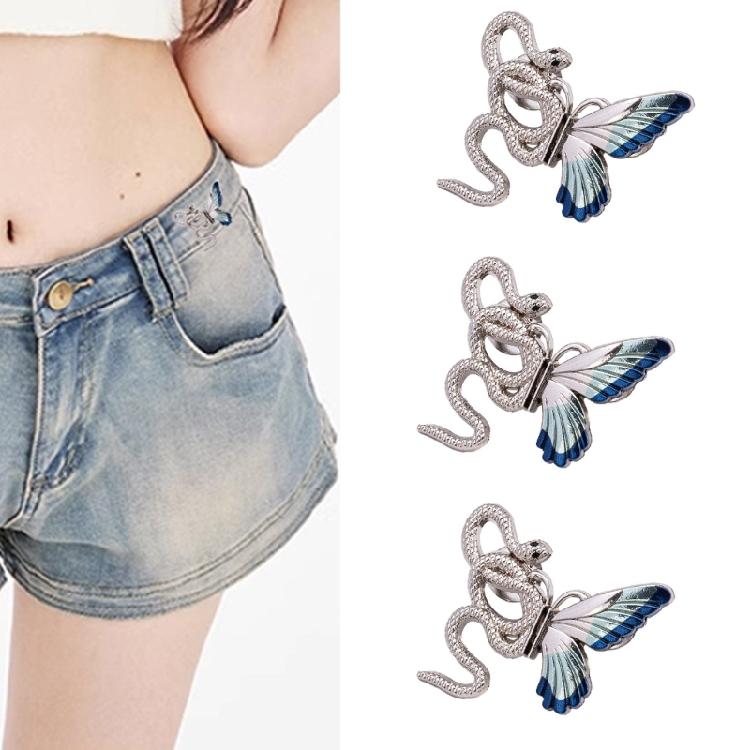 Snake Butterfly Waist Tightening Pin Waist Reducers Waist Adjusting Tool Waist Shaper Women Fashion Accessories 3PCS