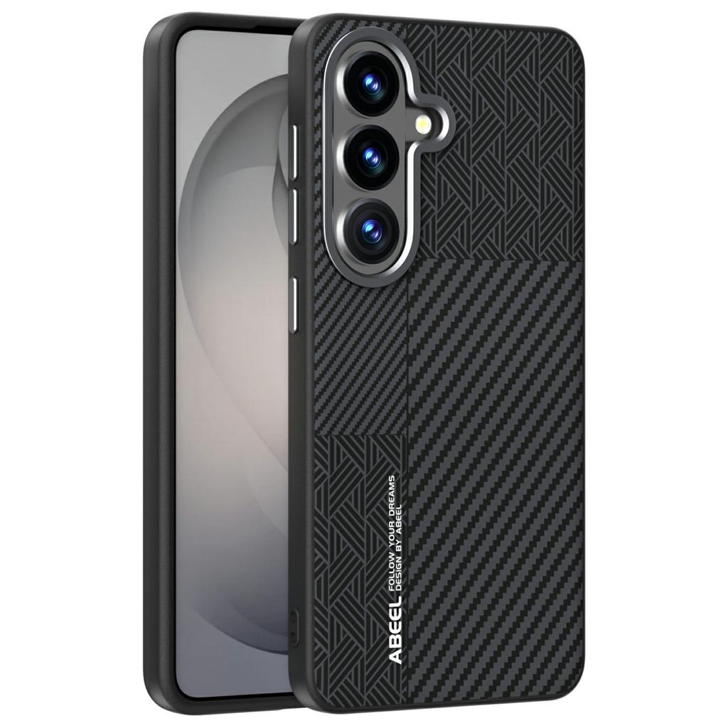ABEEL For Samsung Galaxy S26 / S26 Pro Magnetic Case PC + TPU + Aluminum Alloy + PU Leather Slim Phone Back Cover
