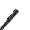 LAMY Safari Stahl Schwarz Füllfederhalter Medium Offiziell importierter Stift, Feder, L0E2-M,