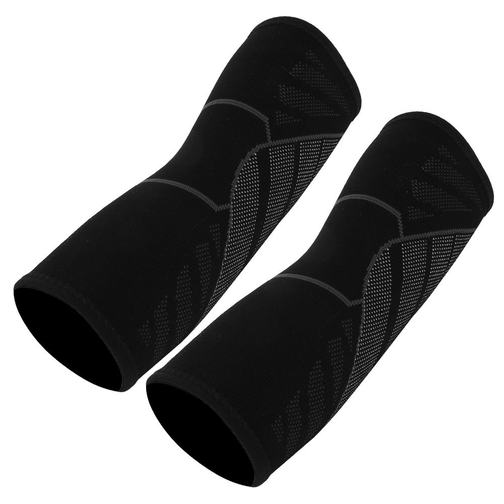 2Pcs Nylon Knitted Elbow Pad Pressure Belt Breathable Protection Universal Outdoor SportsS