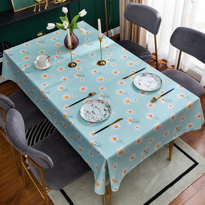 High-end Light Luxury Tablecloth Waterproof, Oil-proof, Anti-scalding and Wash-free PVC Simple Tablecloth Coffee Table Mat