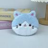 Adorable Four Color Cat Coin Purse Soft Plush Storage Bag For Bluetooth Earbuds And Cables