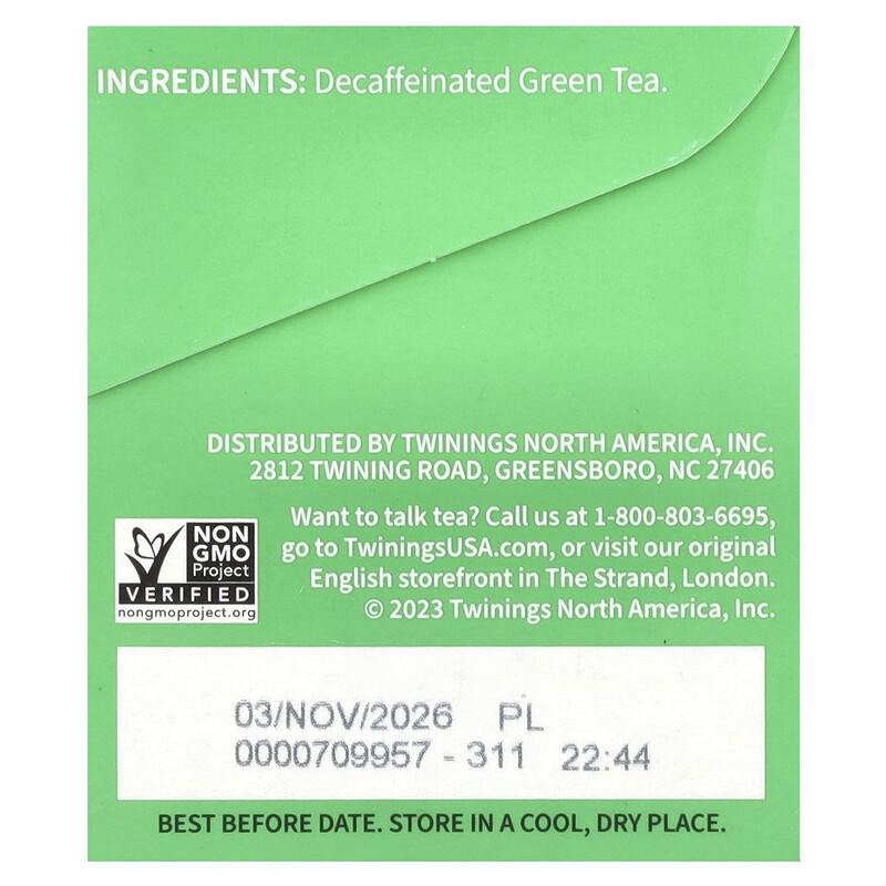 Green Tea, Decaffeinated, 20 Tea Bags, 1.41 oz (40 g)