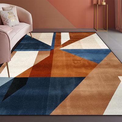Home Decoration Geometry Carpets Living Room Sofa Area Rugs Modern Light Luxury Large Carpet Bedroom Cloakroom Corridor Foot Mat
