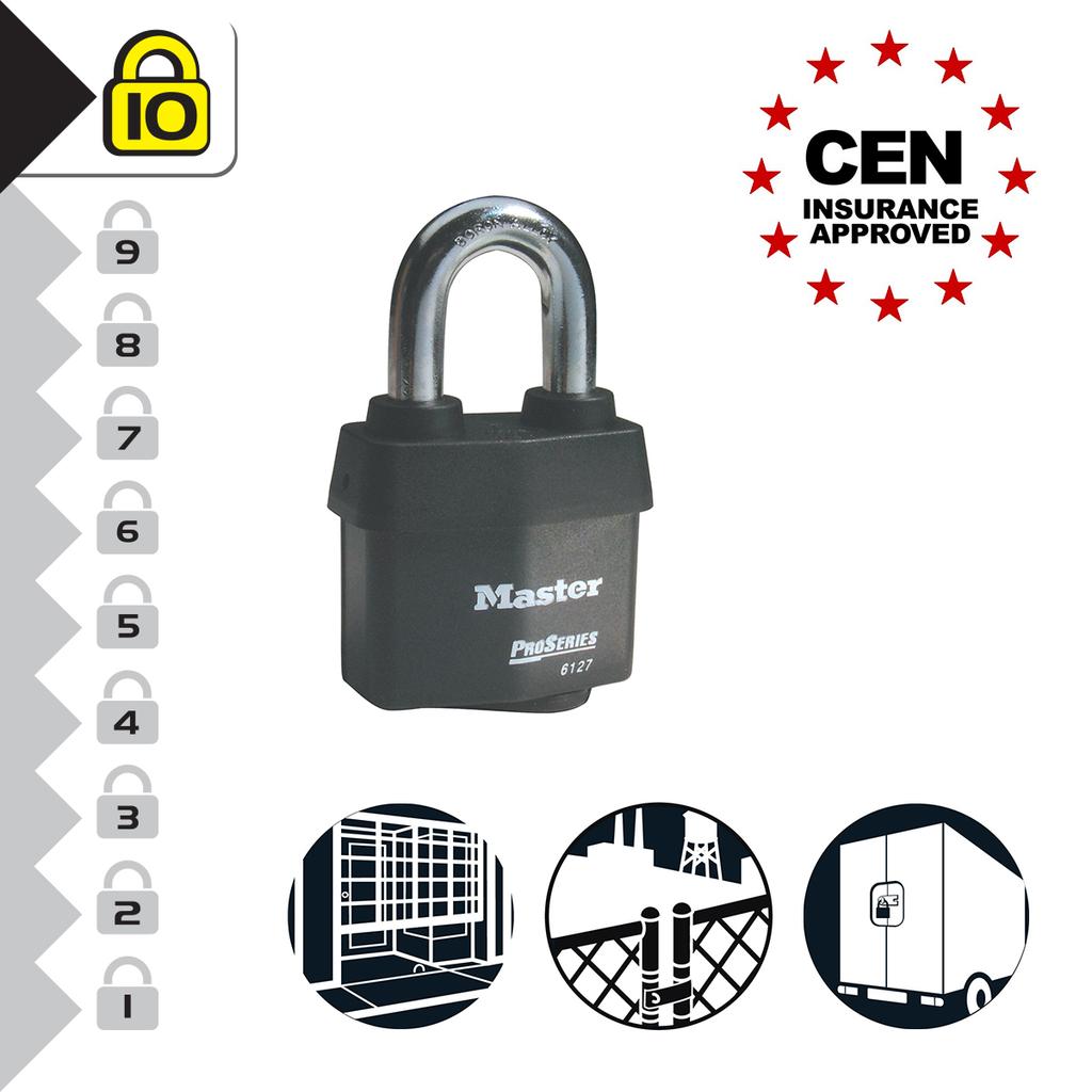 Master Lock CEN Insurance Approved Weatherproof Padlock