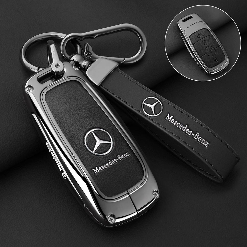 2025 Neue Leder Auto Schlüsselhülle Abdeckung Für Mercedes Benz A C E G Klasse GLC CLE CLA GLB GLS W177 W205 W213 W222 X167 AMG Schlüssel Schale P