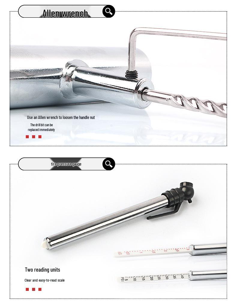 Cross-Border Cloth Bag Tire Repair Kit - 24/46/62 Pieces for Quick Emergency Tire Fixes, Travel Essential