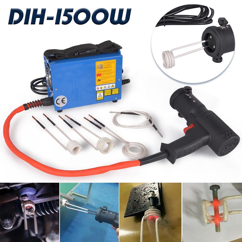 1500W 220V Air Cooling Screw Bolt Remover Tool Portable Flameless Induction Heater 800 Degree High Temperature Heating Machine