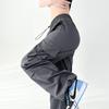 American wide-leg paratrooper overalls women's summer high-waisted mountaineering sports pants loose retro casual charging paper bag pants