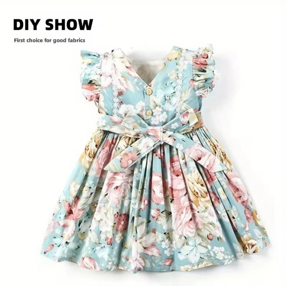 7/8 pieces set Cotton Cloth Floral Printed Fabric Classic Retro Plaid 25*25CM Sewing Fabric Making Bed Decoration