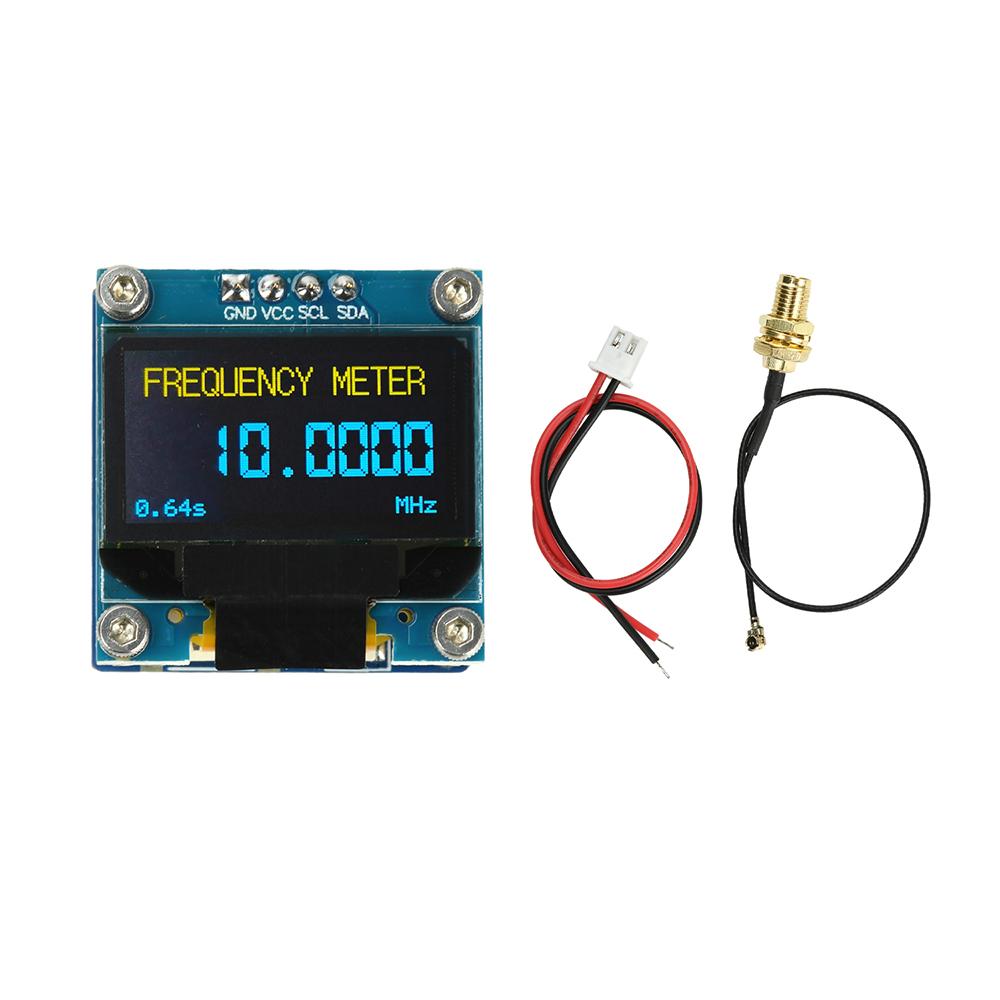 

20MHz-2.7GHz Frequency Counter Tester DC8-10V 0.96 OLED Frequency Meter RF Digital Signal Frequency Backlit Meter for Ham Radio