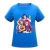 Kids Girls Anime Cartoon K-POP Rumi Zoey Mira Printed Casual Short Sleeves T-Shirt Top